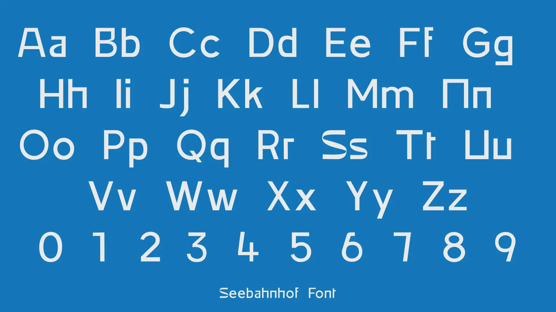 SBHF 2022 - Schriftart